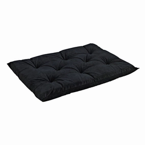 Ebony Microvelvet Tufted Cushion Dog Crate Mat crate mat,memory foam pad,dog bed cushion