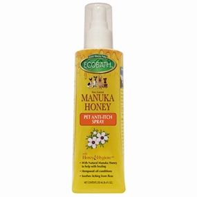 Ecobath Manuka Honey Pet Anti-Itch Spray 8.4oz small pet habitat,pet cage accessories,small animal home