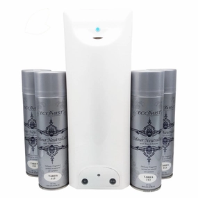 EcoMist Automated Odour Neutraliser Fragrance Dispenser (With 4 Refills) dog shampoo,pet wipes,dog cleaning spray