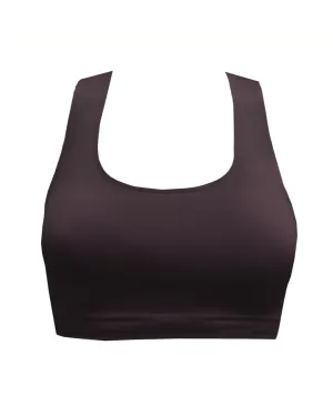 ELATED Bra Top | Chocolate Brown