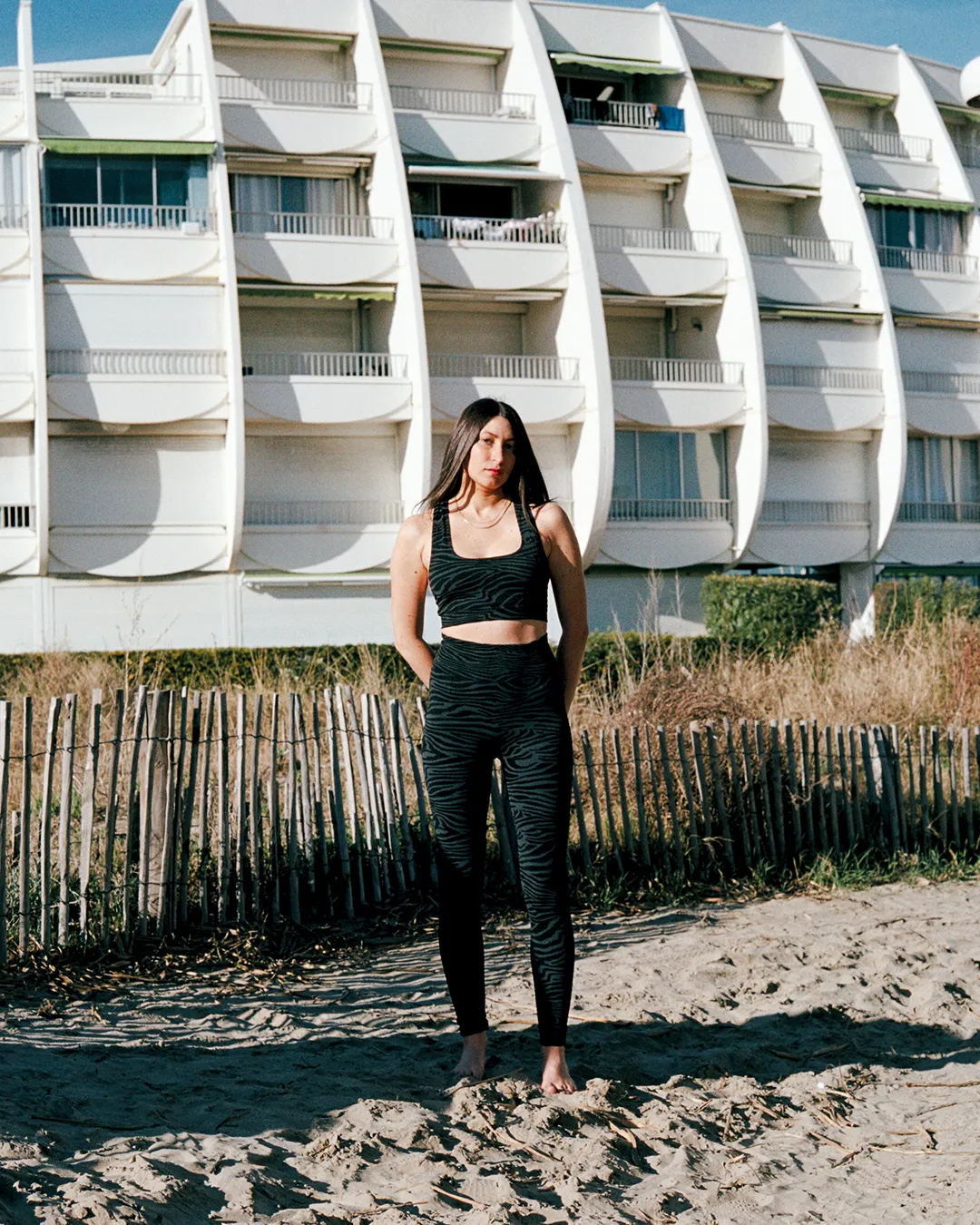 ELATED Bra Top | Zebra Jacquard
