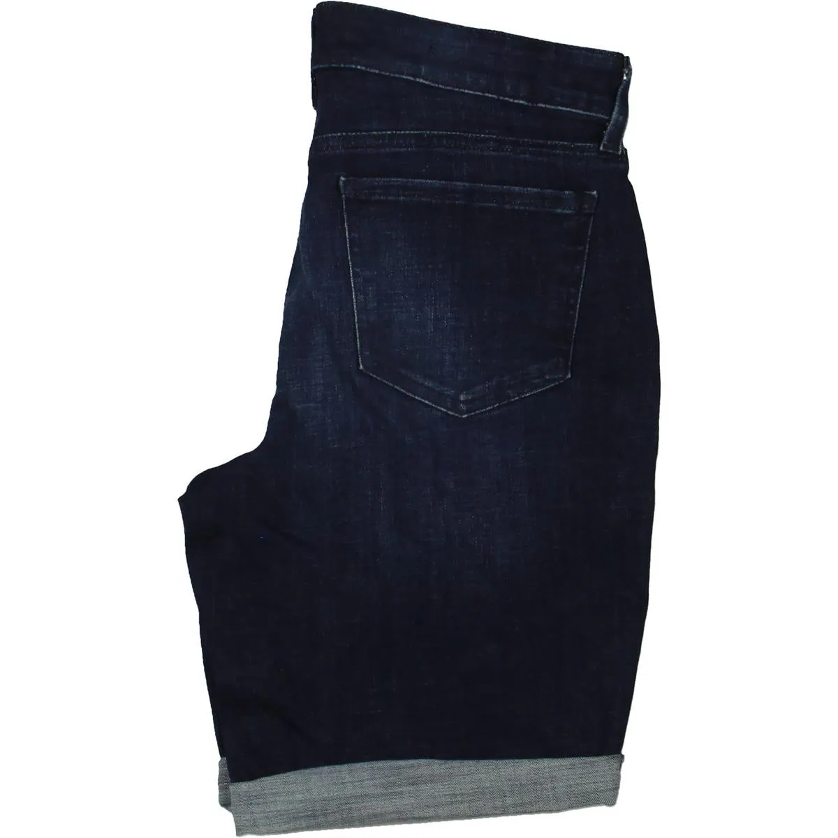Ella Womens Cuffed High Rise Bermuda Shorts