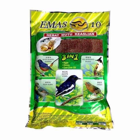 Emas 10 3-in-1 Natural Bird's Feed - Fine 450g bird seed mix,small bird food,parakeet pellets