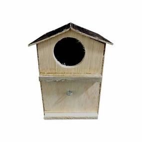 Emas 10 Bird House (10cm x 12cm x 17cm) - Small bird nesting box,bird cage accessories,bird habitat