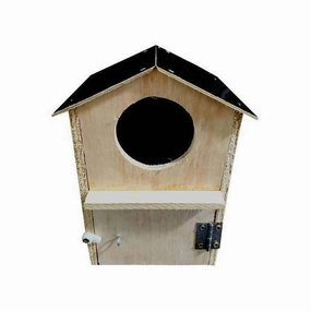 Emas 10 Bird House (13cm x 15cm x 23cm) - Medium bird nesting box,bird cage accessories,bird habitat