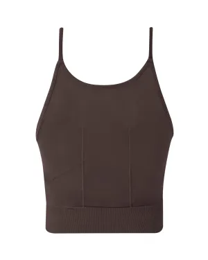 ENRAPTURED Top | Chocolate Brown