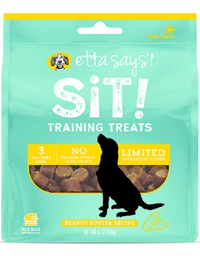 Etta Says! Sit! Training Treats Oat & Peanut 6oz bag barn supply,horse stable organizer,poultry waterer