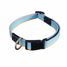 Everking Adjustable Colourful Dog Collars - Blue - Small dog harness and leash,reflective dog collar,pet walking gear