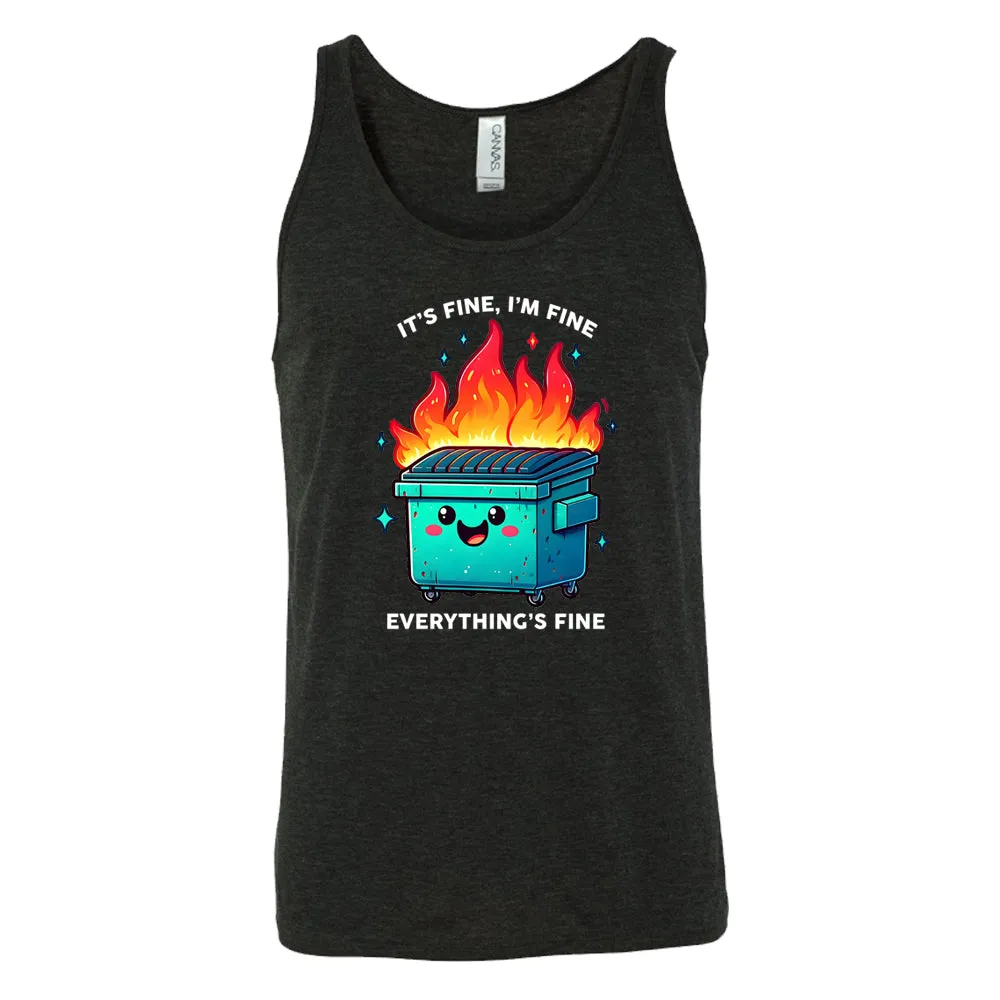 Everything's Fine Dumpster Fire Shirt Unisex