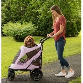 Excursion NO-ZIP Pet Stroller - Mountain Lilac dog travel crate,airline approved dog carrier,dog transport bag