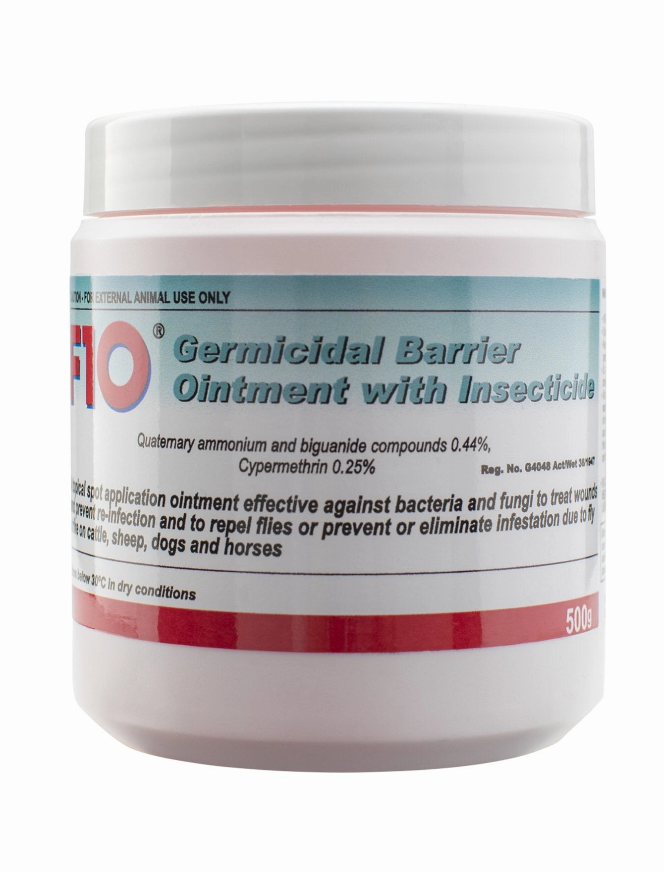 F10 Germicidal Barrier Ointment with Insecticide for Pets