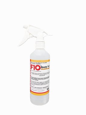 F10 Pre-Diluted Ready-To-Use Disinfectant Spray 500ml dog shampoo,pet wipes,dog cleaning spray