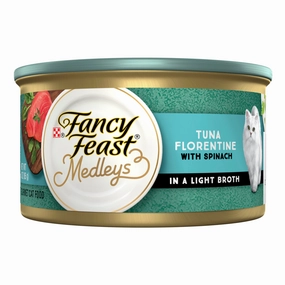 Fancy Feast Elegant Medleys Tuna Florentine Canned Cat Food cat toys and food,complete cat care,all in one cat kit