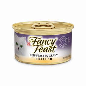 Fancy Feast Grilled Beef Canned Cat Food 85g cat snacks catnip treats healthy cat food cat reward treats low calorie cat food