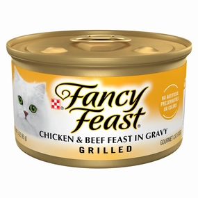 Fancy Feast Grilled Chicken and Beef Canned Cat Food cat toys and food,complete cat care,all in one cat kit