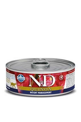 Farmina Quinoa Wet Cat Food N&D Weight Management - Lamb 2.5oz Can Single *Special Order Only* grain free wet cat food,senior cat wet food,cat pt