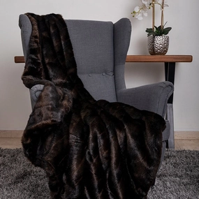 Faux Fur Dog Blanket Throw Chocolate fleece dog blanket,soft dog throw,cozy pet blanket