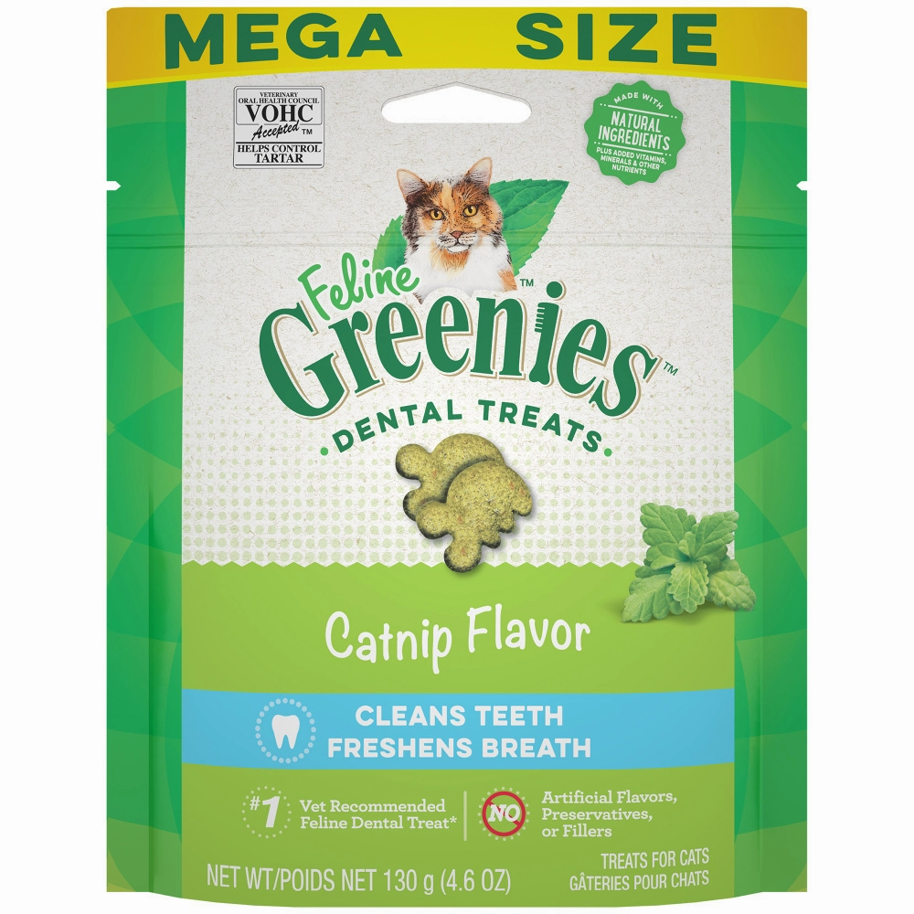 Feline Greenies Adult Natural Dental Care Catnip Flavor Cat Treats cat supplies,cat essentials,cat accessories