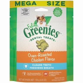 Feline Greenies Adult Natural Dental Care Oven Roasted Chicken Flavor Cat Treats cat toys and food,complete cat care,all in one cat kit