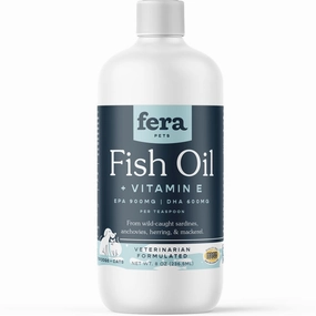 Fera Pets Fish Oil   Vitamin E Supplement For Cats & Dogs small pet habitat,pet cage accessories,small animal home