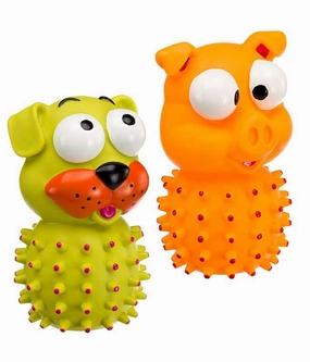 Ferplast Vinyl Squeaky Dog Toy (PA 6556) 8x8.6x H 13.6cm durable dog toy,rope chew toy,interactive dog toy