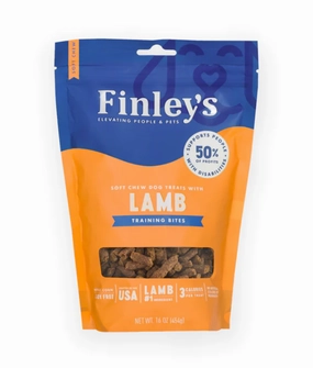 Finley's Trainer Bites Lamb 16oz bag barn supply,horse stable organizer,poultry waterer