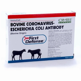 First Defense Capsules for Scours in Calves, box of 5 (5 single doses) gourmet cat wet food,chicken in broth cat,fish recipe cat food