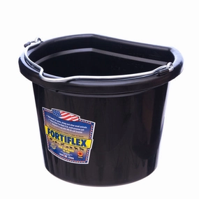 Flatback Bucket Black made in usa dog toy,usa dog food,american dog products