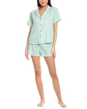 Flora by Flora Nikrooz 2pc Woven Pajama Set