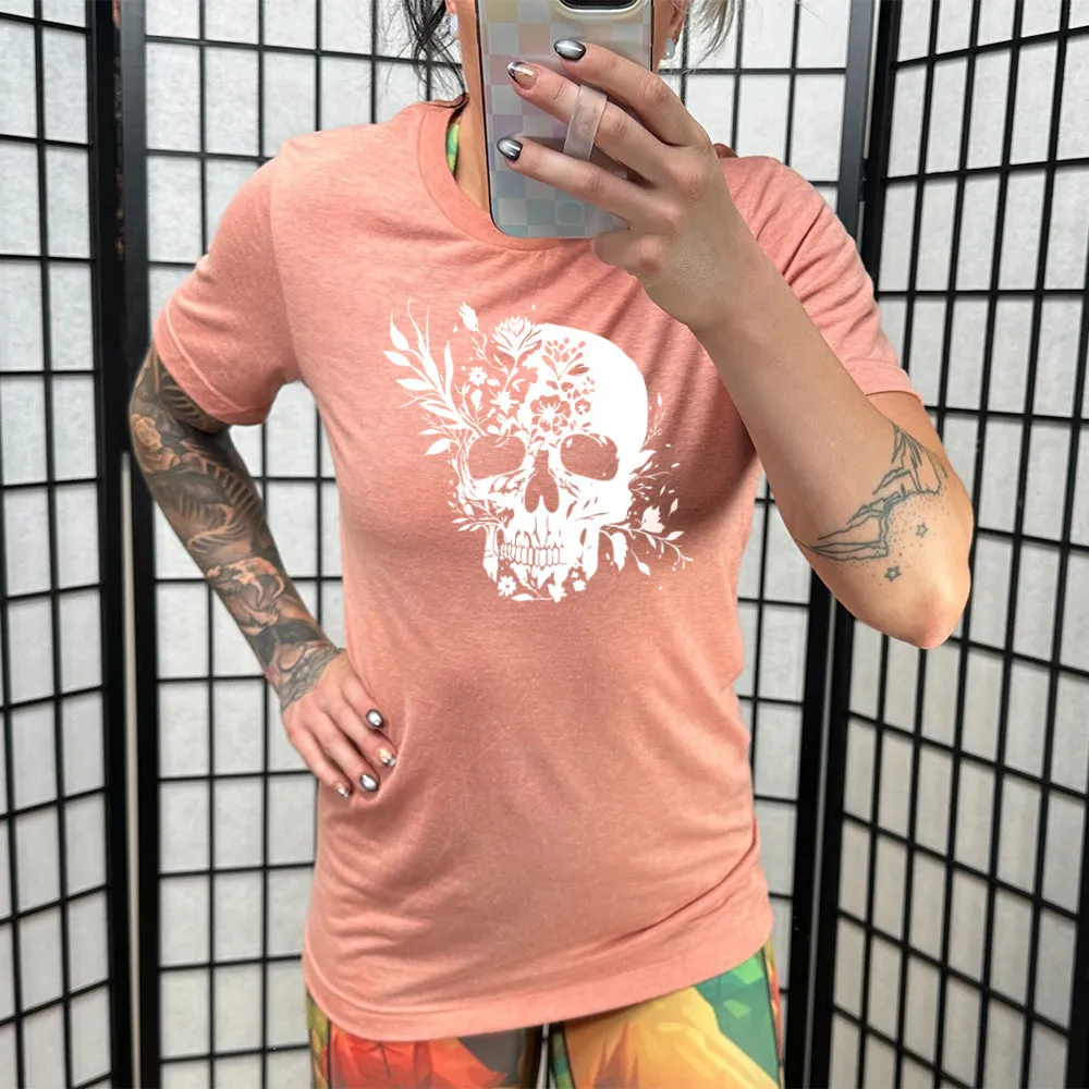 Floral Skull Shirt Unisex