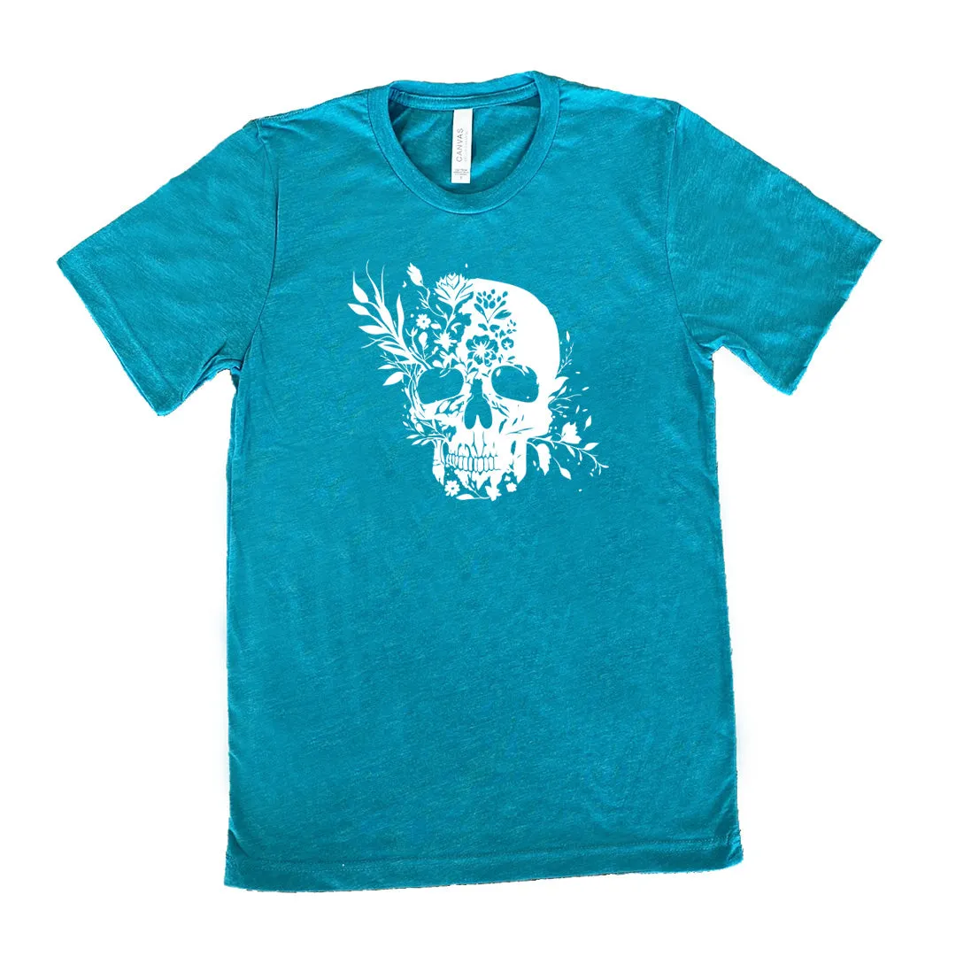 Floral Skull Shirt Unisex