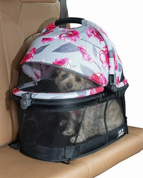 Floral View 360 Pet Carrier & Car Seat dog travel crate,airline approved dog carrier,dog transport bag