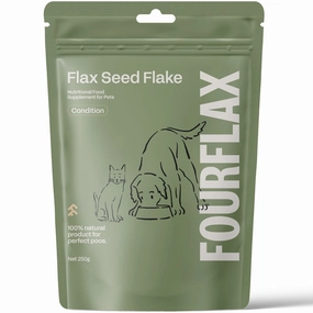Fourflax Flax Seed Flake Nutritional Food Supplement For Cats & Dogs 250g digestive care dog food,urinary care cat food,sensitive stomach pet food
