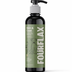 Fourflax Skin & Coat Nutritional Oil Supplement For Cats & Dogs 150ml small pet habitat,pet cage accessories,small animal home