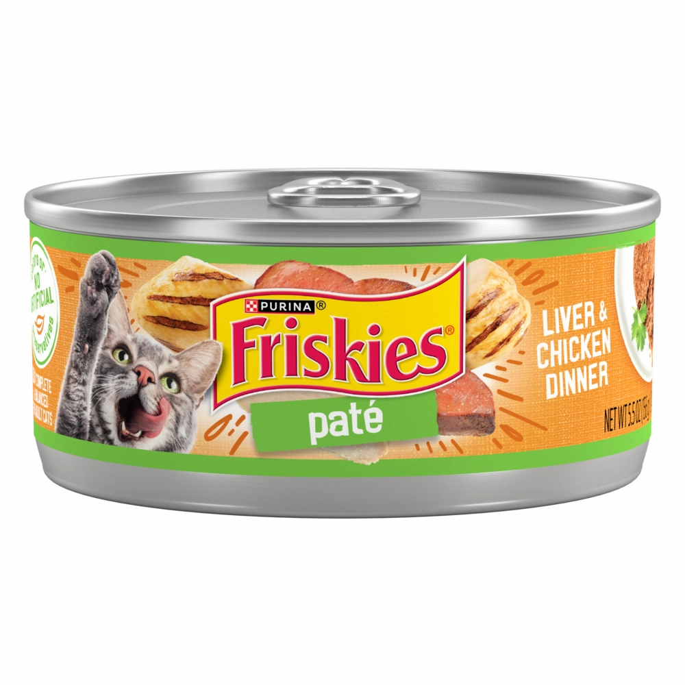 Friskies Pate Liver and Chicken Canned Cat Food cat toys and food,complete cat care,all in one cat kit