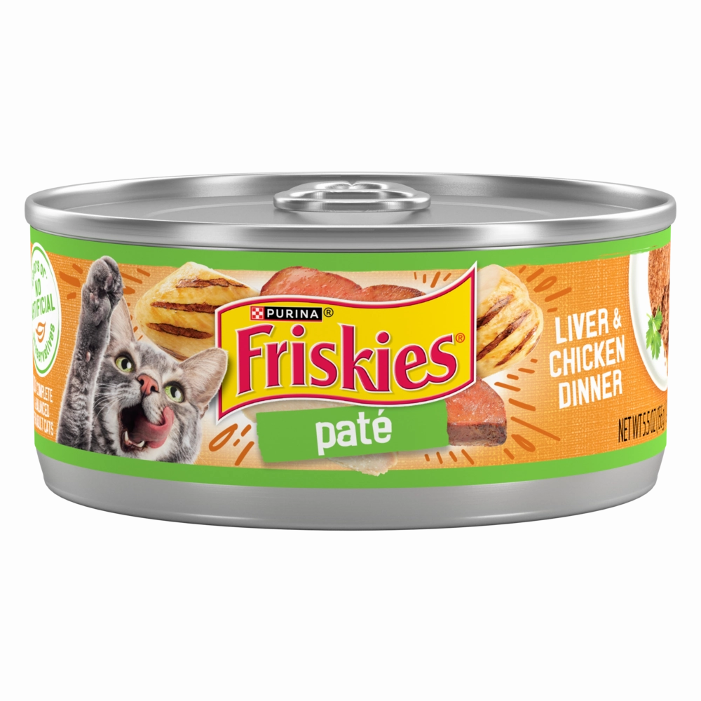 Friskies Pate Liver and Chicken Canned Cat Food cat supplies,cat essentials,cat accessories