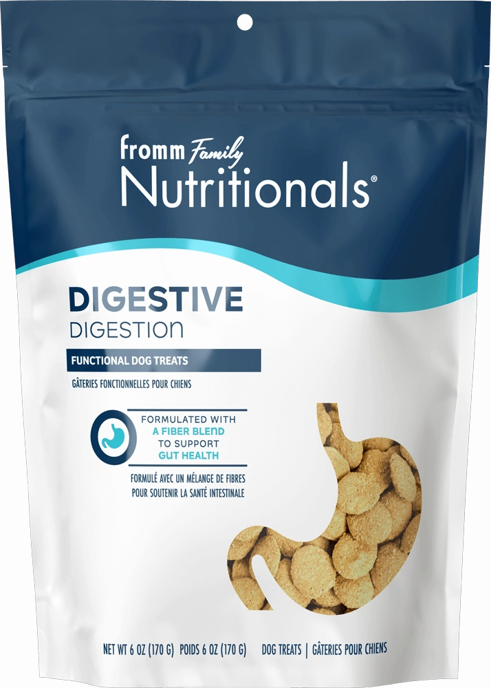 Fromm Family Nutritionals Digestive Functional Dog Treats 6oz Bag stainless steel bowl,metal pet feeder,steel water dish