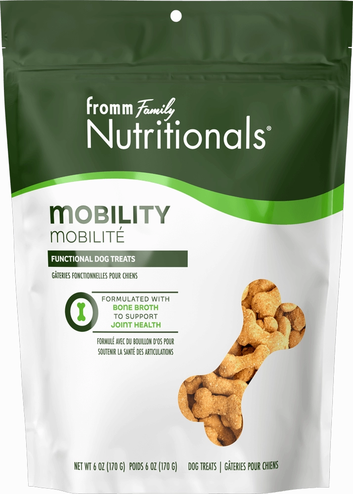 Fromm Family Nutritionals Mobility Functional Dog Treats 6oz Bag stainless steel bowl,metal pet feeder,steel water dish