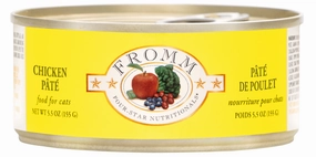 Fromm Wet Cat Food Four-Star Pt Chicken 5.5oz Can Single grain free wet cat food,senior cat wet food,cat pt