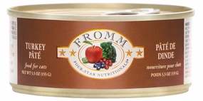 Fromm Wet Cat Food Four-Star Pt Turkey 5.5oz Can Single grain free wet cat food,senior cat wet food,cat pt