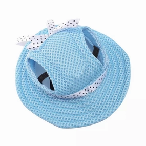 Full Brim Dog Sun Hat Blue english tack set,horse saddle gear,equestrian supplies
