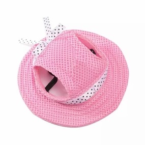Full Brim Dog Sun Hat Pink english tack set,horse saddle gear,equestrian supplies