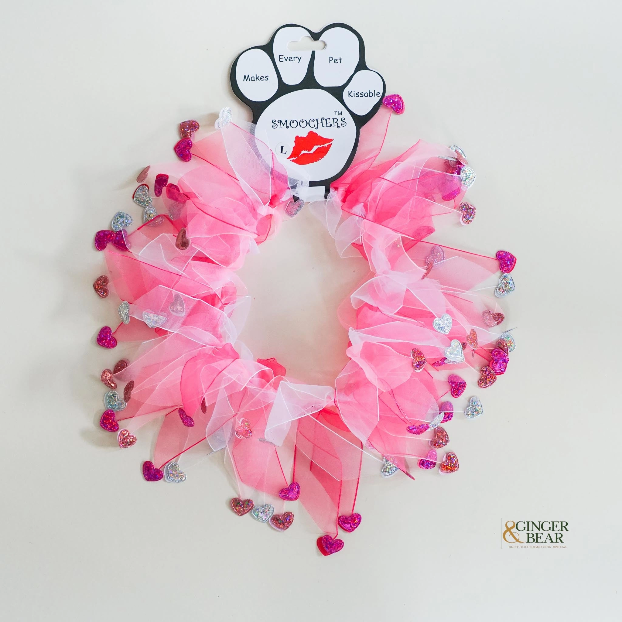 Fun Dog Neckwear, Pink Hearts Smoocher performance harness,agility dog vest,athletic dog gear