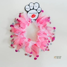 Fun Dog Neckwear, Pink Hearts Smoocher performance harness,agility dog vest,athletic dog gear