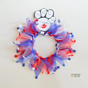 Fun Dog Neckwear, Red White Blue Stars Smoocher performance harness,agility dog vest,athletic dog gear