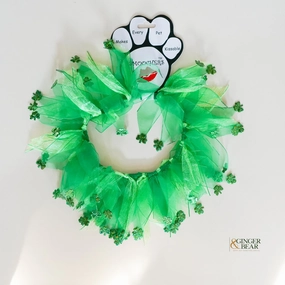 Fun Dog Neckwear, Smoocher: Shamrock for Dogs and Cats performance harness,agility dog vest,athletic dog gear