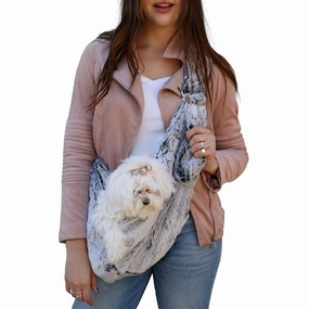 Fur Baby Adjustable Sling Dog Carrier Frosted Night dog bowtie leather collar dog charm dog party wear dog scarf set