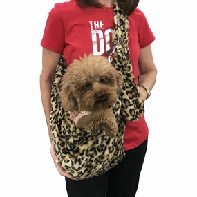 Fur Baby Adjustable Sling Dog Carrier Leopard Sand dog bowtie leather collar dog charm dog party wear dog scarf set