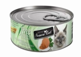 Fussie Cat Wet Cat Food Fine Dining Mousse- Oceanfish W/ Pumpkin 2.4oz Can Single grain free wet cat food,senior cat wet food,cat pt