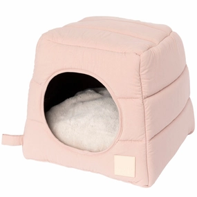 Fuzzyard Life Cubby Bed For Cats & Dogs (Soft Blush) orthopedic dog bed,large dog bed,washable dog bed